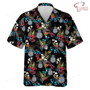 US Army National Guard Warrrior Training Center Hawaiian Shirt