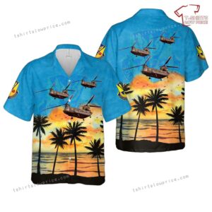 US Army Nevada National Guard CH-47F Chinook Hawaiian Shirt US Army Nevada National Guard CH-47F Chinook Hawaiian Shirt