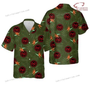 US Army New York Army National Guard 27th Infantry Brigade Combat Team Hawaiian Shirt US Army New York Army National Guard 27th Infantry Brigade Combat Team Hawaiian Shirt
