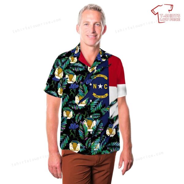 US Army North Carolina Army National Guard Hawaiian Shirt US Army North Carolina Army National Guard Hawaiian Shirt