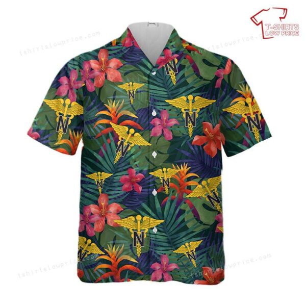 US Army Nurse Corps Branch Hawaiian Shirt