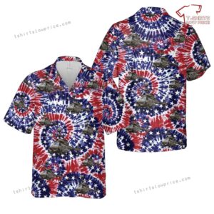 US Army OH-58D Kiowa Warrior, 4th Of July Hawaiian Shirt US Army OH-58D Kiowa Warrior, 4th Of July Hawaiian Shirt