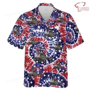 US Army OH-58D Kiowa Warrior, 4th Of July Hawaiian Shirt