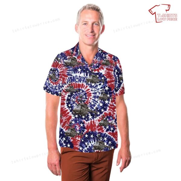 US Army OH-58D Kiowa Warrior, 4th Of July Hawaiian Shirt US Army OH-58D Kiowa Warrior, 4th Of July Hawaiian Shirt