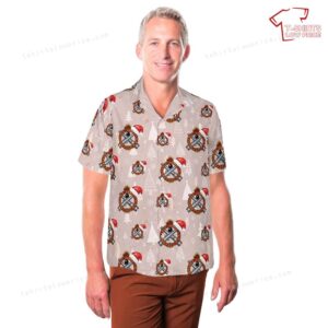 US Army Ordnance Corps Christmas Hawaiian Shirt 3