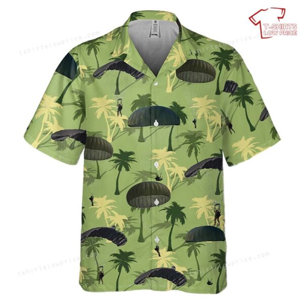 US Army Paratroopers Pocket Hawaiian Shirt US Army Paratroopers Pocket Hawaiian Shirt