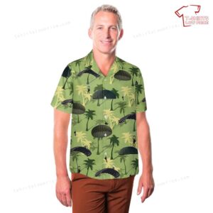 US Army Paratroopers Pocket Hawaiian Shirt 3