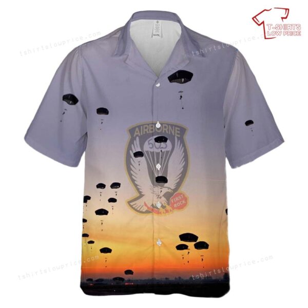 US Army Paratroopers 1st Battalion 503rd Infantry Hawaiian Shirt