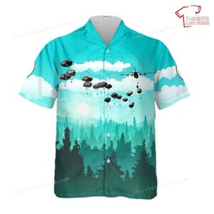 US Army Paratroopers 1st Battalion, 508th Parachute Infantry Regiment Hawaiian Shirt