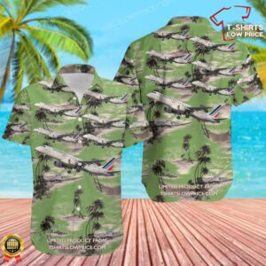 Embraer ERJ-190-100STD Air France HOP Hawaiian Shirt Embraer ERJ-190-100STD Air France HOP Hawaiian Shirt