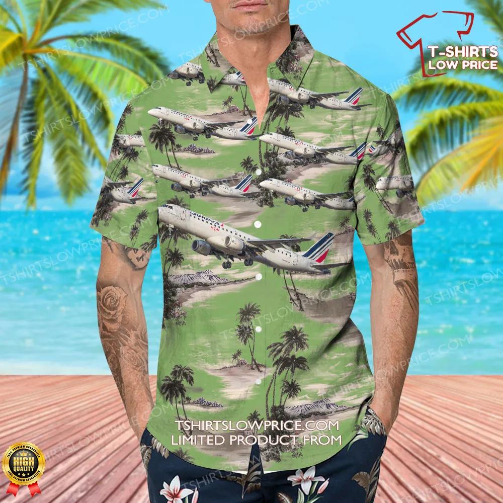 Embraer ERJ 190 100STD Air France HOP Hawaiian Shirt 4 Embraer ERJ 190 100STD Air France HOP Hawaiian Shirt 4