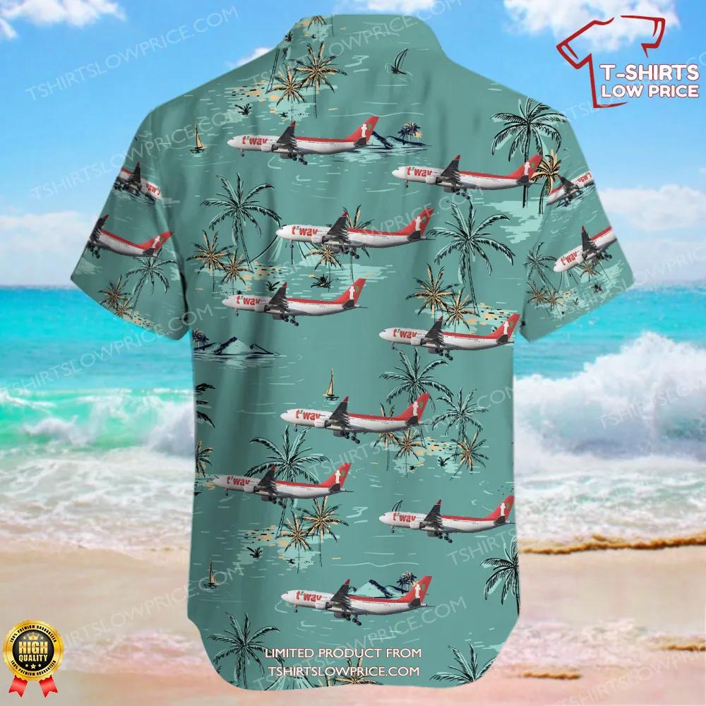Airbus A330 223 TWay Air Hawaiian Shirt 3 Airbus A330 223 TWay Air Hawaiian Shirt 3