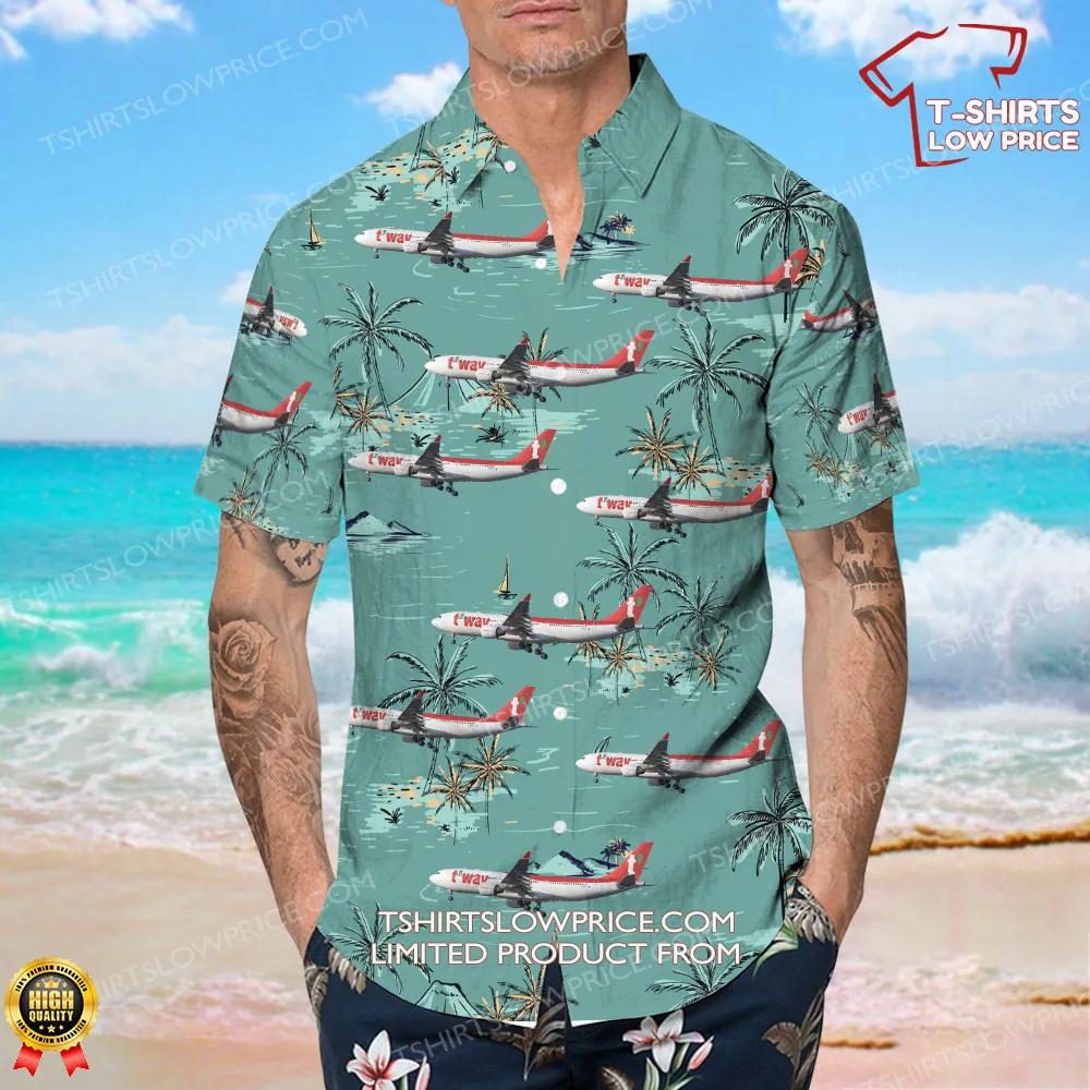 Airbus A330 223 TWay Air Hawaiian Shirt 4 Airbus A330 223 TWay Air Hawaiian Shirt 4