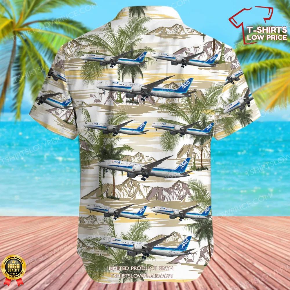 Boeing 787 9 Dreamliner All Nippon Airways Air Japan Hawaiian Shirt 3 Boeing 787 9 Dreamliner All Nippon Airways Air Japan Hawaiian Shirt 3