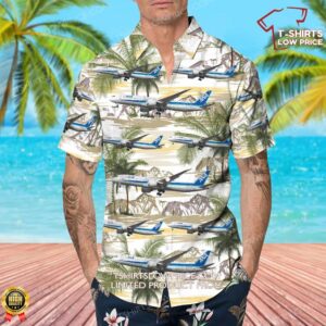 Boeing 787 9 Dreamliner All Nippon Airways Air Japan Hawaiian Shirt 4
