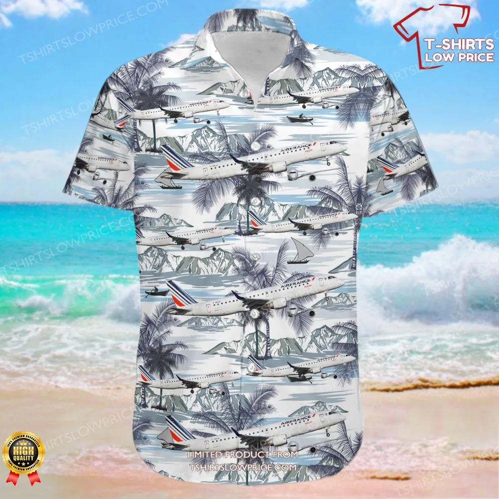 Embraer ERJ 190 100LR Air France HOP Hawaiian Shirt 2 Embraer ERJ 190 100LR Air France HOP Hawaiian Shirt 2