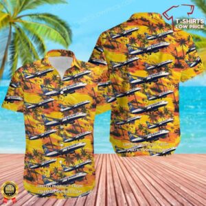 Boeing 737-8AS Ryanair UK Hawaiian Shirt Boeing 737-8AS Ryanair UK Hawaiian Shirt