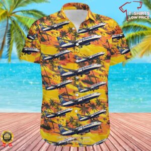 Boeing 737-8AS Ryanair UK Hawaiian Shirt
