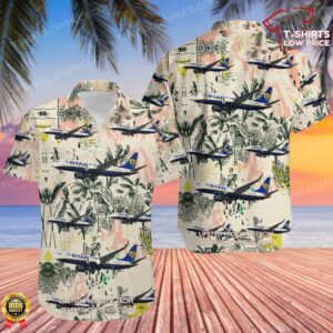 Boeing 737-8-200 MAX Ryanair UK Hawaiian Shirt Boeing 737-8-200 MAX Ryanair UK Hawaiian Shirt