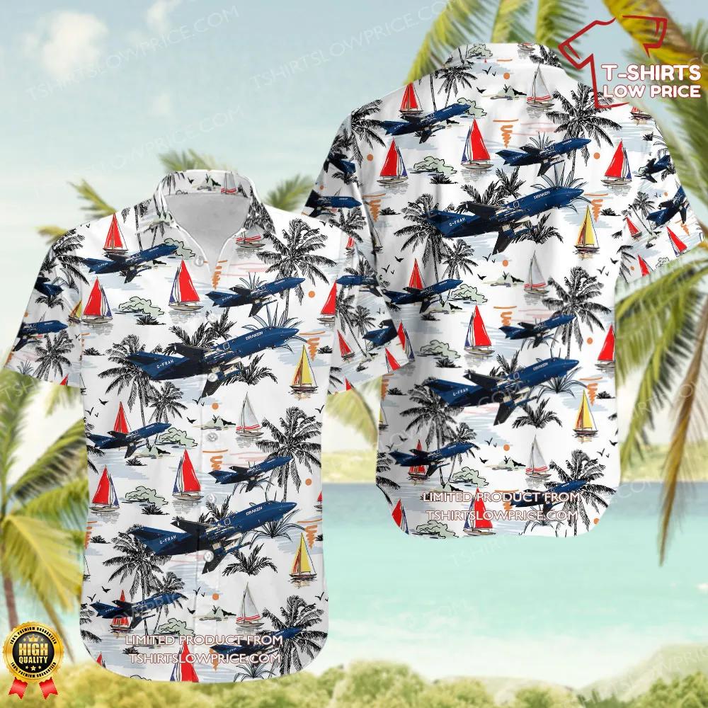 Dassault Falcon 20C Draken Europe Hawaiian Shirt Dassault Falcon 20C Draken Europe Hawaiian Shirt 1