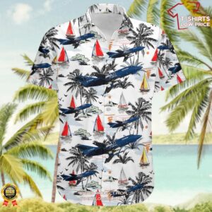 Dassault Falcon 20C Draken Europe Hawaiian Shirt