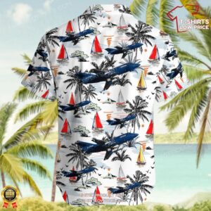 Dassault Falcon 20C Draken Europe Hawaiian Shirt 3