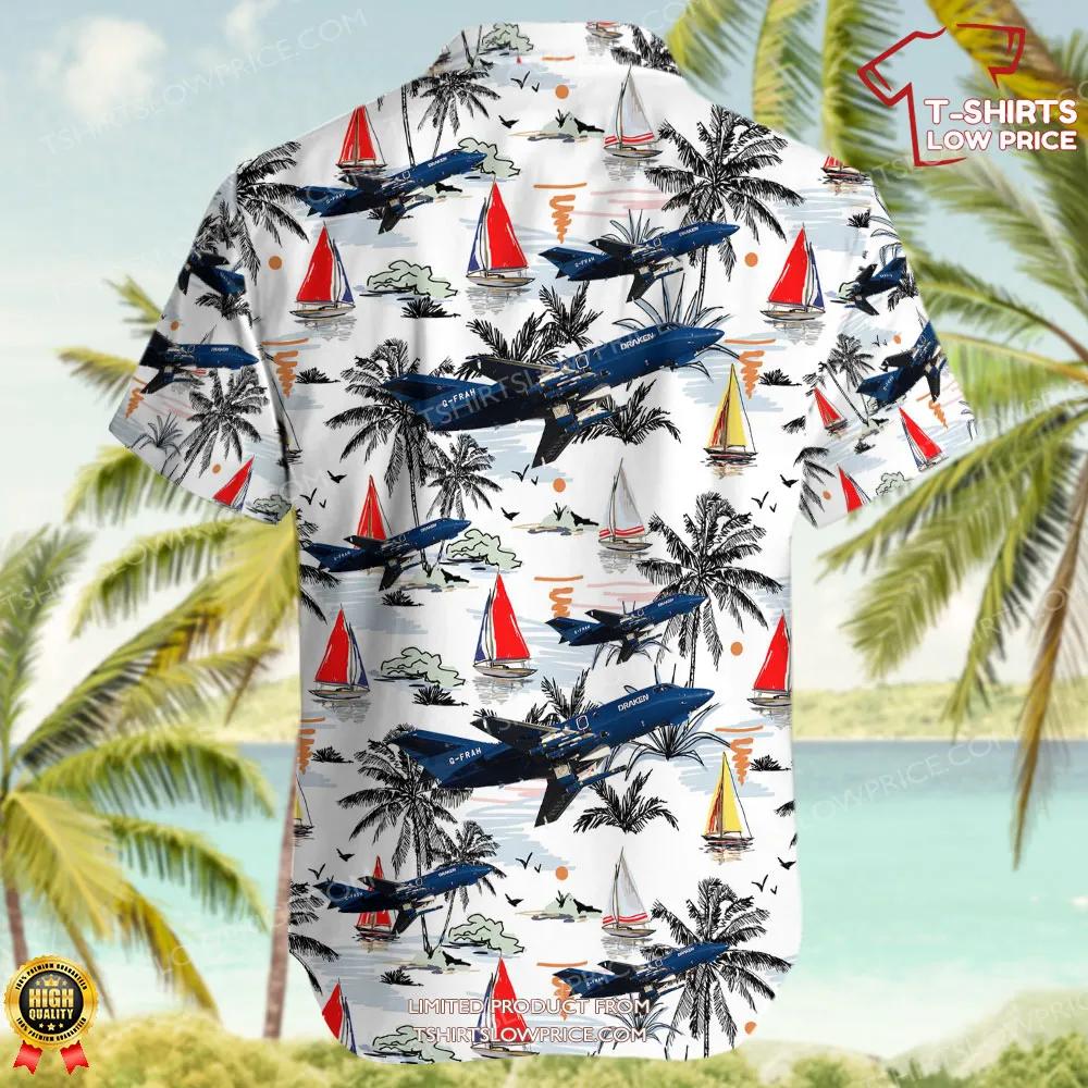 Dassault Falcon 20C Draken Europe Hawaiian Shirt 3 Dassault Falcon 20C Draken Europe Hawaiian Shirt 3