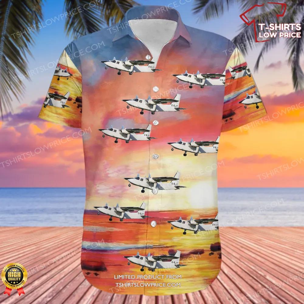 Britten Norman BN 2T Turbine Islander Draken Europe Hawaiian Shirt 2 Britten Norman BN 2T Turbine Islander Draken Europe Hawaiian Shirt 2