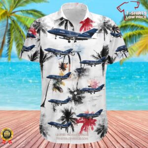 Dassault Falcon 20D Draken Europe Hawaiian Shirt