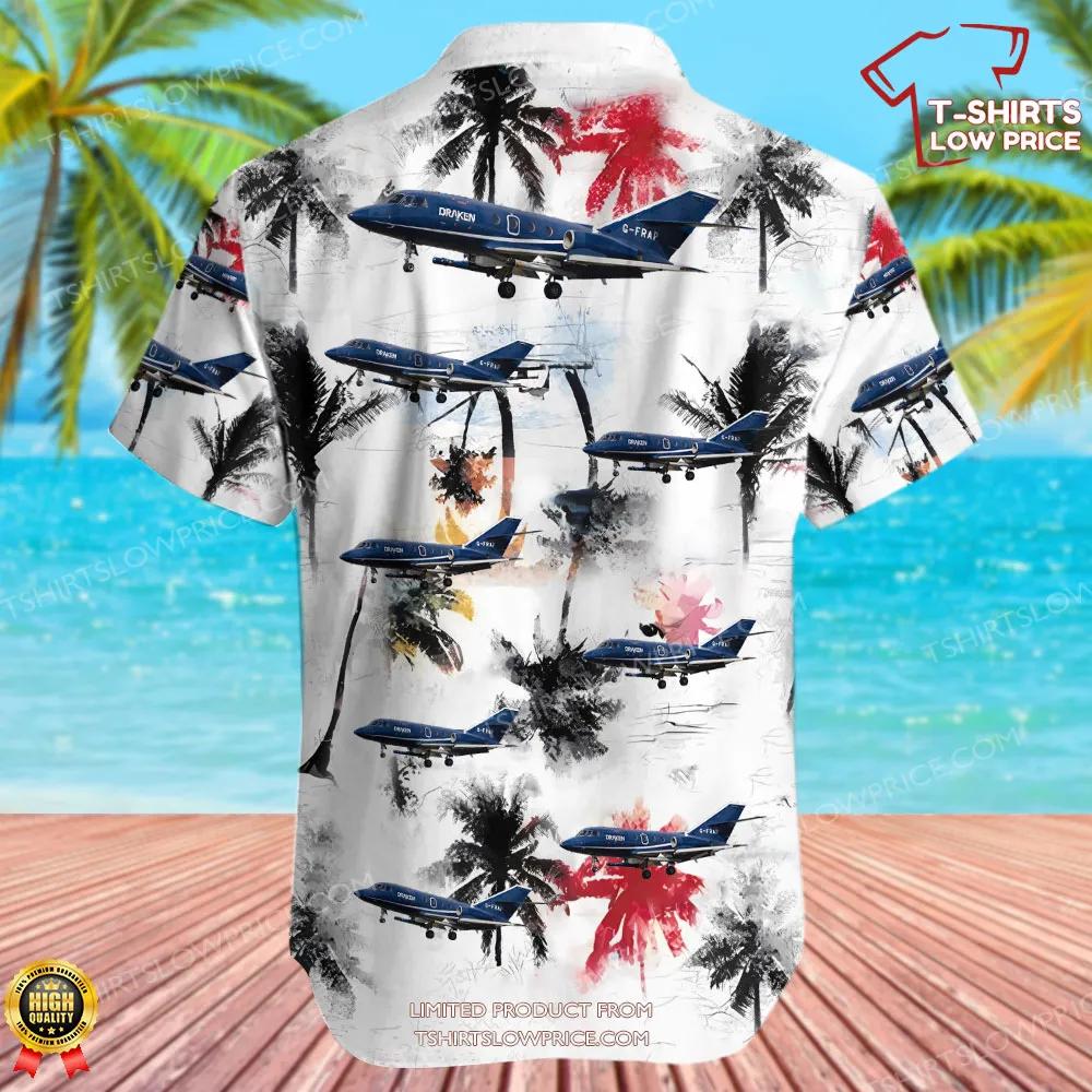 Dassault Falcon 20D Draken Europe Hawaiian Shirt 3 Dassault Falcon 20D Draken Europe Hawaiian Shirt 3