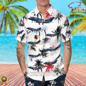 Dassault Falcon 20D Draken Europe Hawaiian Shirt 4