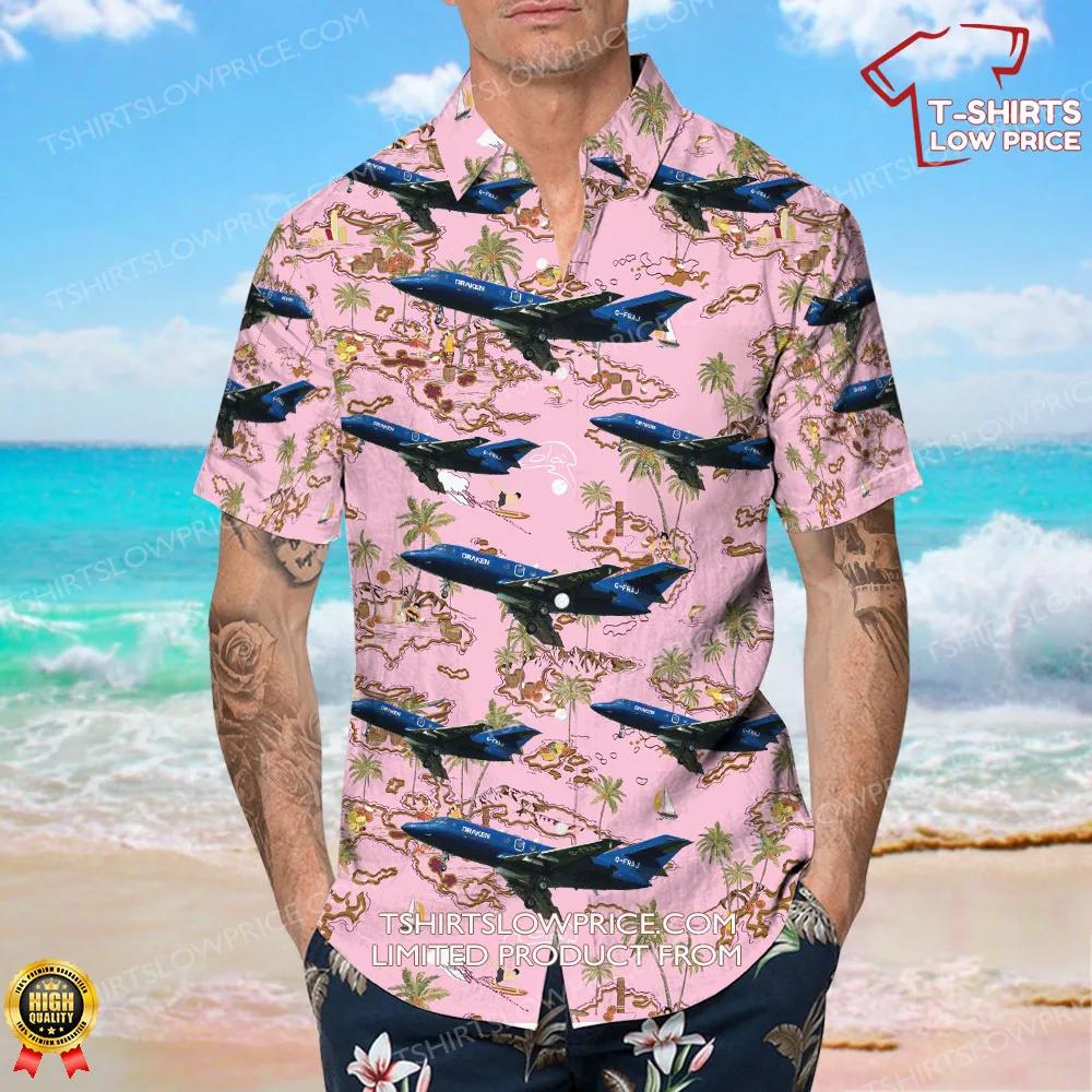 Dassault Falcon 20E Draken Europe Hawaiian Shirt 4 Dassault Falcon 20E Draken Europe Hawaiian Shirt 4