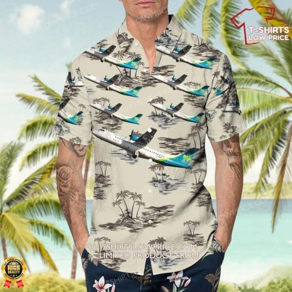 ATR 72-600 Aer Lingus Regional (Emerald Airlines UK) Hawaiian Shirt ATR 72-600 Aer Lingus Regional (Emerald Airlines UK) Hawaiian Shirt