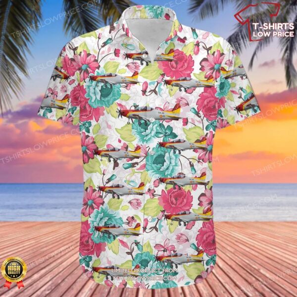 Pilatus PC-21 Spain Air Force Hawaiian Shirt