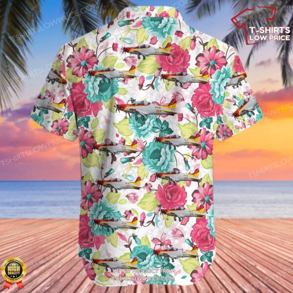 Pilatus PC-21 Spain Air Force Hawaiian Shirt