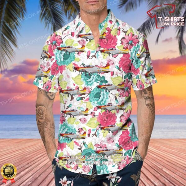 Pilatus PC-21 Spain Air Force Hawaiian Shirt