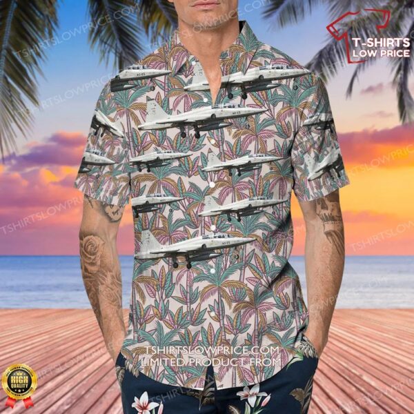 Northrop SF-5M Freedom Fighter Spain Air Force Hawaiian Shirt Northrop SF-5M Freedom Fighter Spain Air Force Hawaiian Shirt