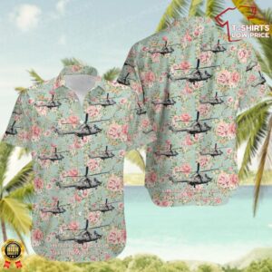 Aérospatiale AS 332C1 Super Puma Spain Air Force Hawaiian Shirt Aérospatiale AS 332C1 Super Puma Spain Air Force Hawaiian Shirt