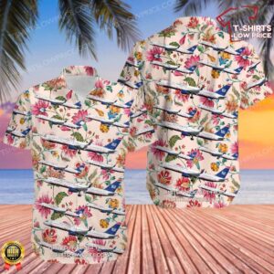 Boeing 757-23N US Airways Hawaiian Shirt