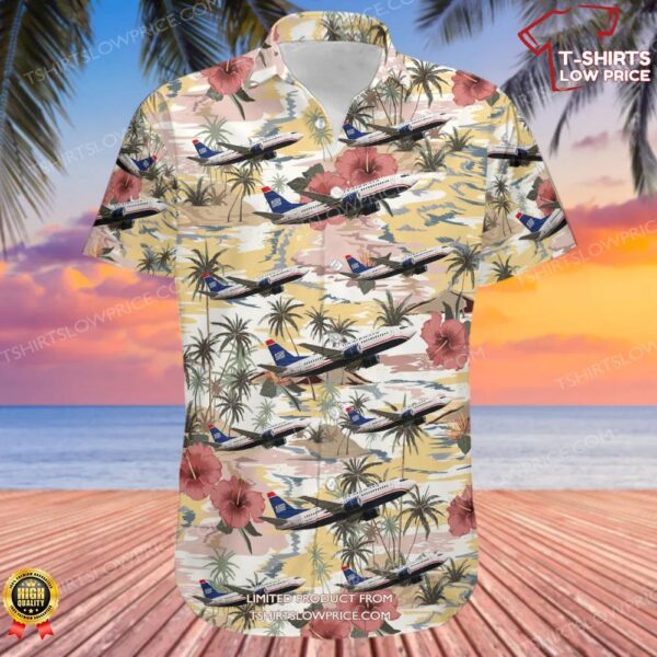 Boeing 737-3G7 US Airways Hawaiian Shirt