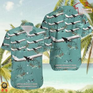 Boeing C-32B United States US Air Force (USAF) Hawaiian Shirt