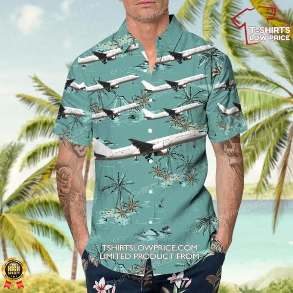 Boeing C-32B United States US Air Force (USAF) Hawaiian Shirt Boeing C-32B United States US Air Force (USAF) Hawaiian Shirt