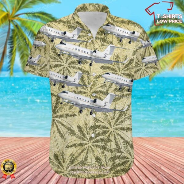 Gulfstream C-20H United States US Air Force (USAF) Hawaiian Shirt Gulfstream C-20H United States US Air Force (USAF) Hawaiian Shirt