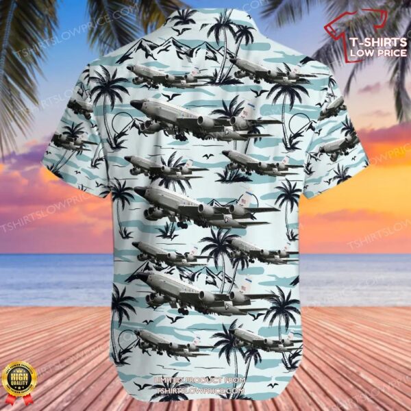 Boeing RC-135V Rivet Joint United States US Air Force (USAF) Hawaiian Shirt Boeing RC-135V Rivet Joint United States US Air Force (USAF) Hawaiian Shirt