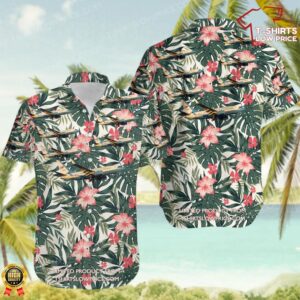 Boeing C-40C United States US Air Force (USAF) Hawaiian Shirt