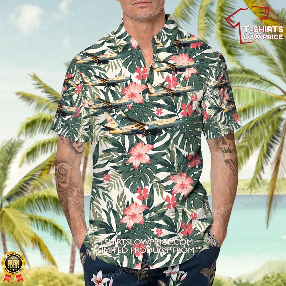 Boeing C 40C United States US Air Force USAF Hawaiian Shirt 4 Boeing C 40C United States US Air Force USAF Hawaiian Shirt 4