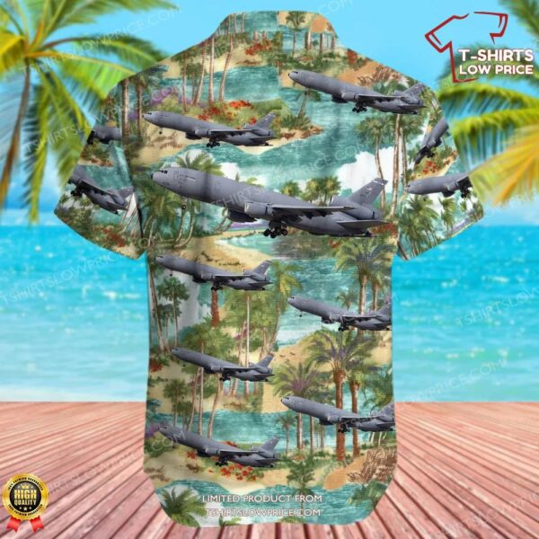 McDonnell Douglas KC-10A Extender United States US Air Force (USAF) Hawaiian Shirt McDonnell Douglas KC-10A Extender United States US Air Force (USAF) Hawaiian Shirt