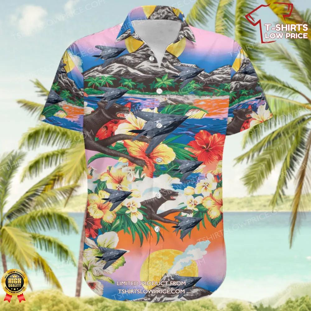 Lockheed F 117A Nighthawk United States US Air Force USAF Hawaiian Shirt 2 Lockheed F 117A Nighthawk United States US Air Force USAF Hawaiian Shirt 2