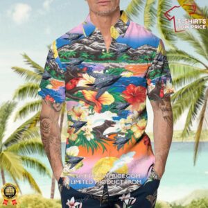Lockheed F 117A Nighthawk United States US Air Force USAF Hawaiian Shirt 4