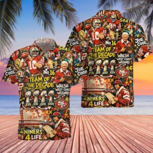 San Francisco 49ers Golden Era Legends Hawaiian Shirt